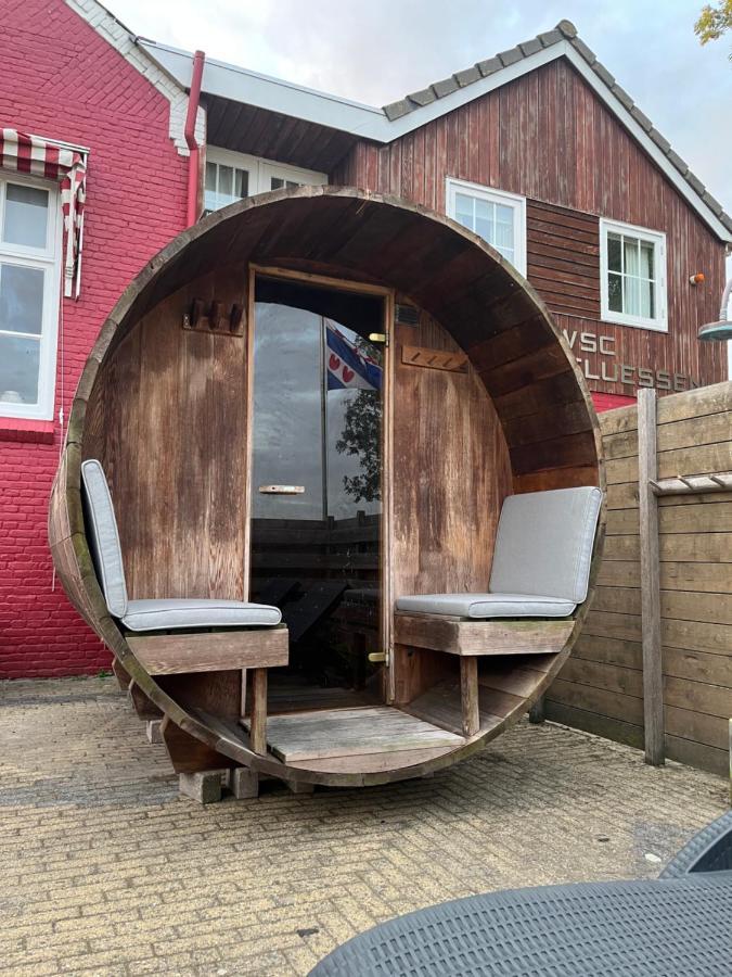 Landzicht Vakantiehuis Aan De Fluessen Elahuizen Εξωτερικό φωτογραφία